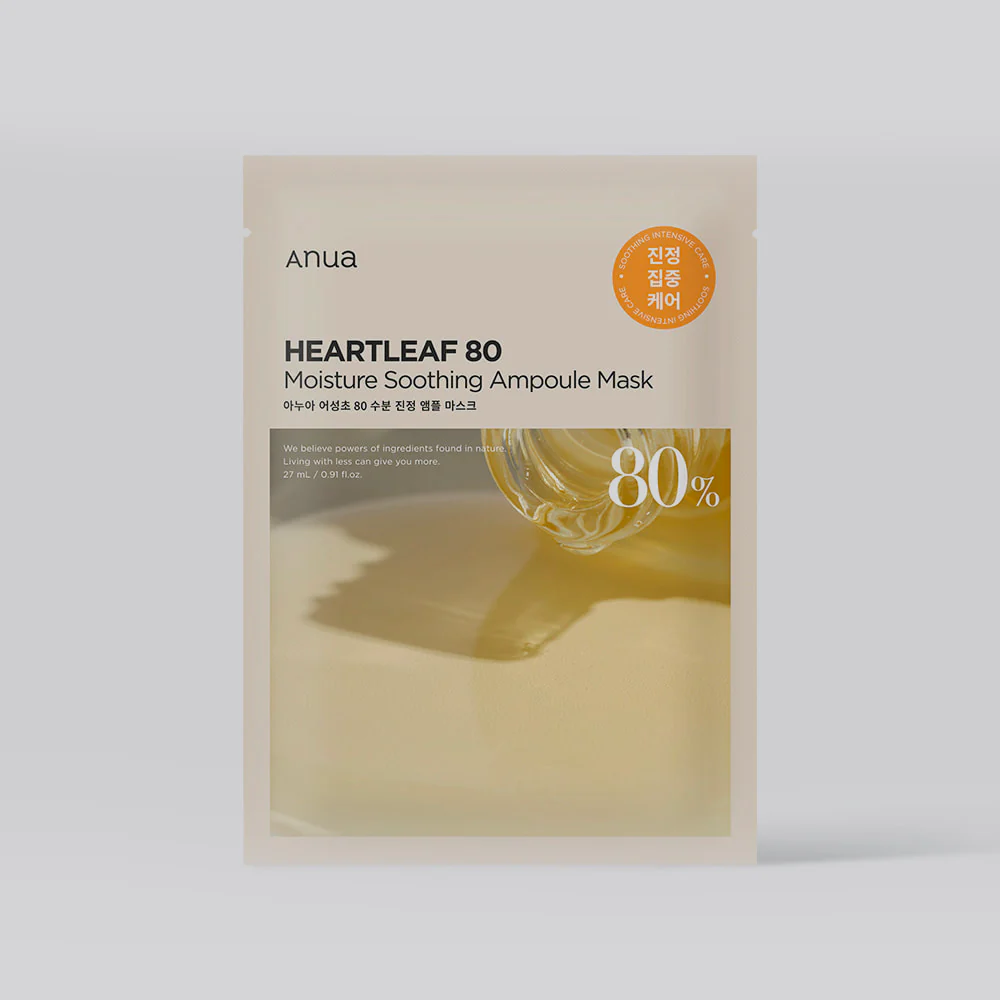 Anua Heartleaf 80 Moisture Soothing Ampoule Mask