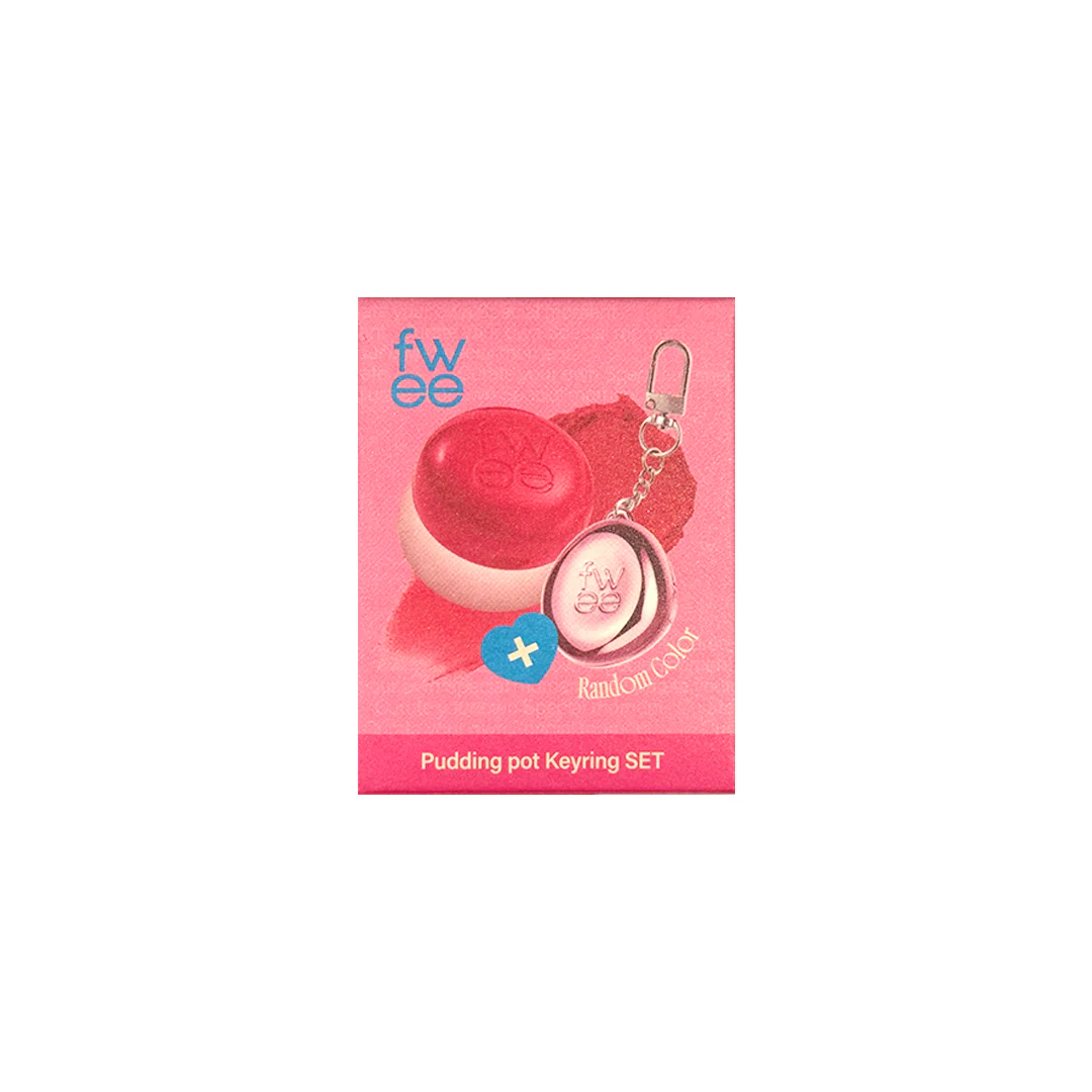 fwee Lip & Cheek Blurry Pudding Pot Special Keyring Set