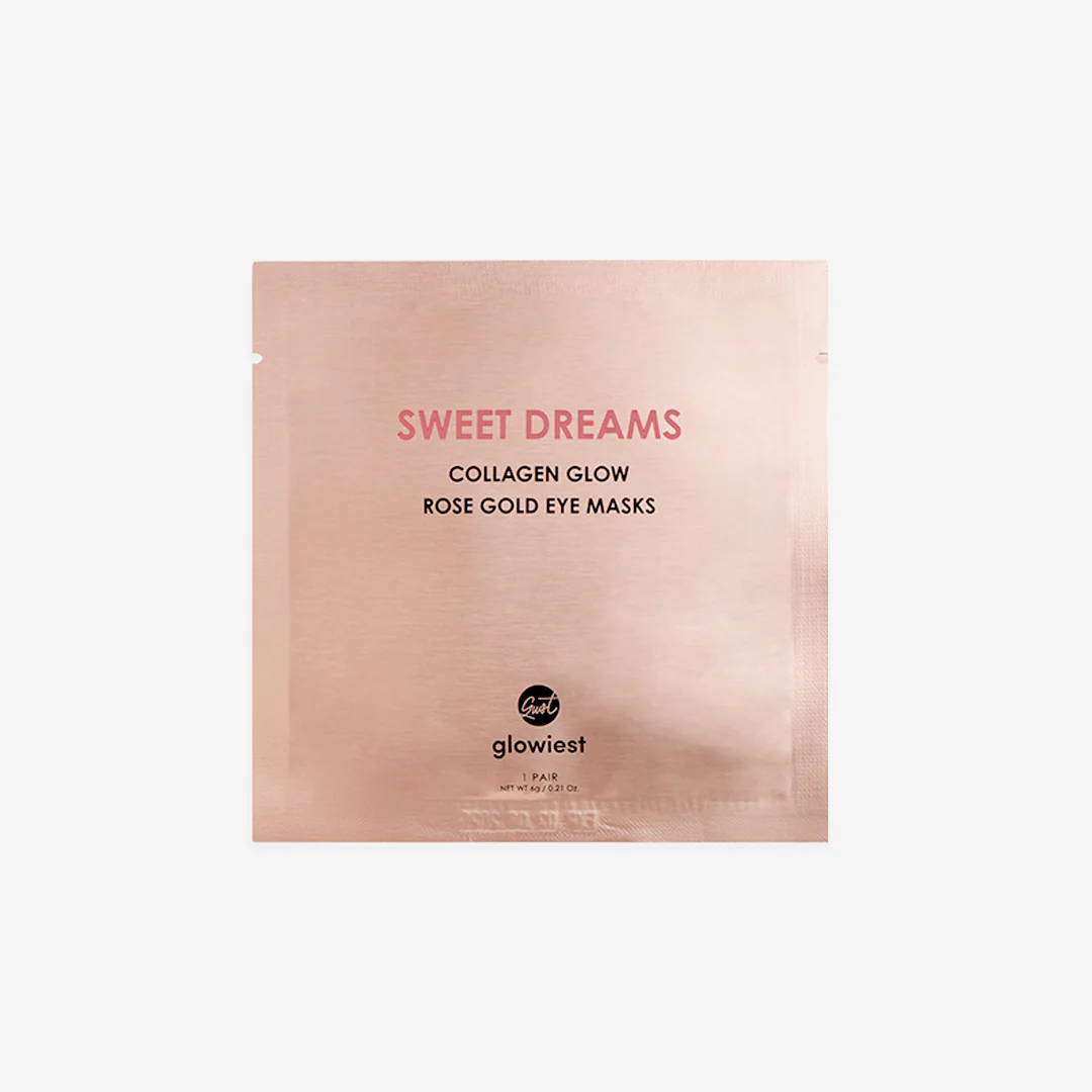 glowiest Sweet Dreams Collagen Glow Rose Gold Eye Masks