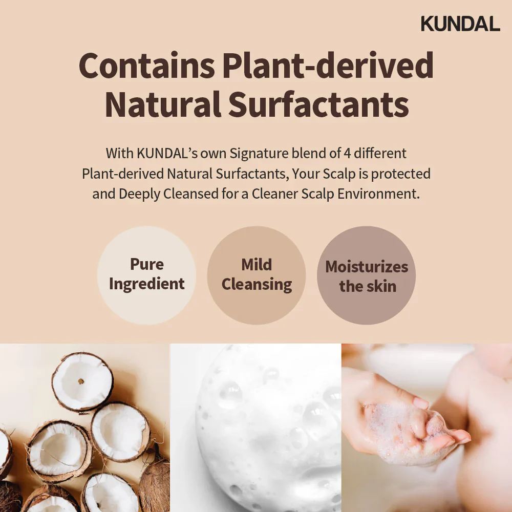 KUNDAL Honey & Macadamia Nature Shampoo - Image 2