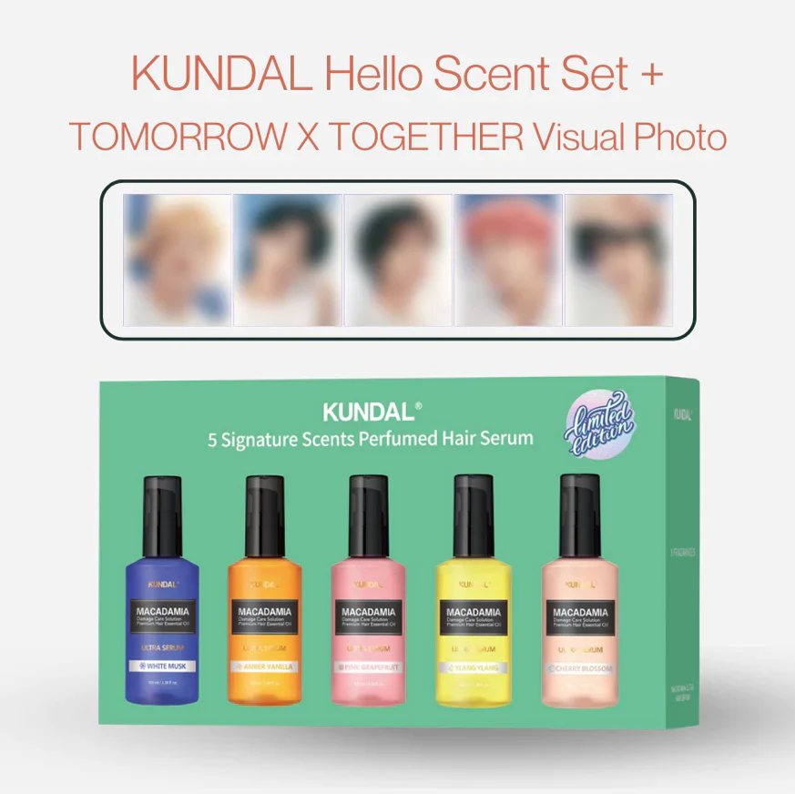 Kundal x TXT 5 Signature Scents Hair Serum Set Limited Edition - Image 3