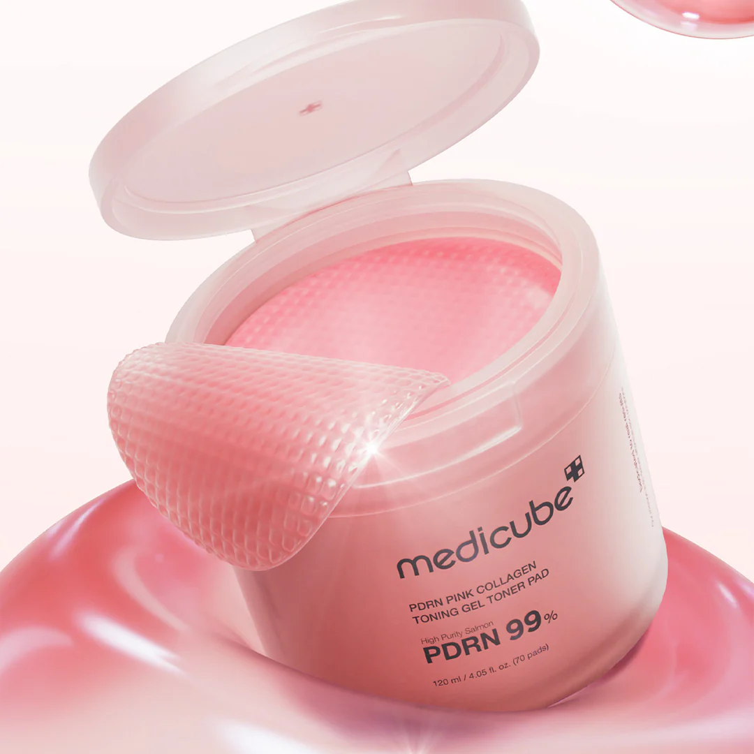 medicube PDRN Pink Collagen Toning Gel Toner Pad