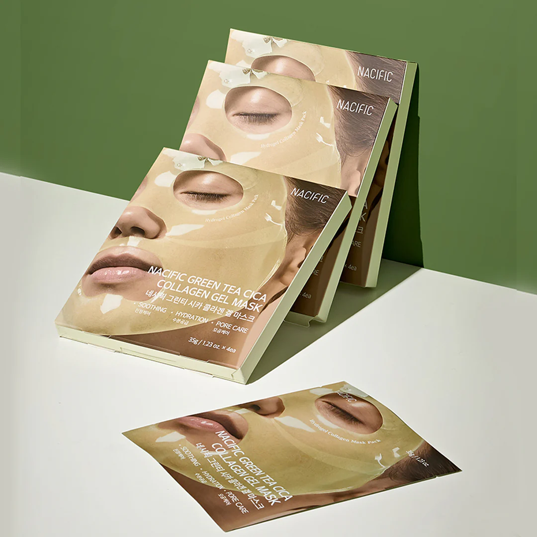 NACIFIC Green Tea Cica Collagen Gel Mask