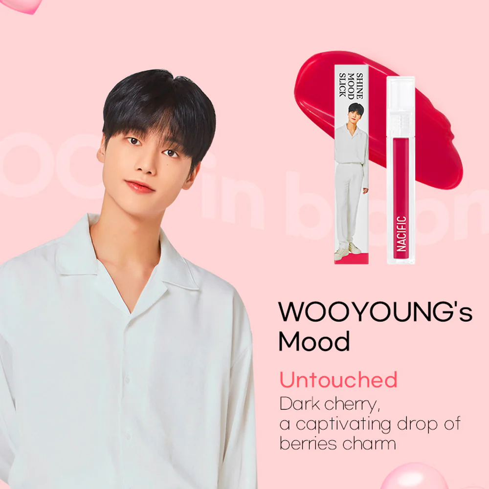 Nacific x ATEEZ Special Collaboration Mood In Bloom Shine Mood Slick Lip Tint - Image 6