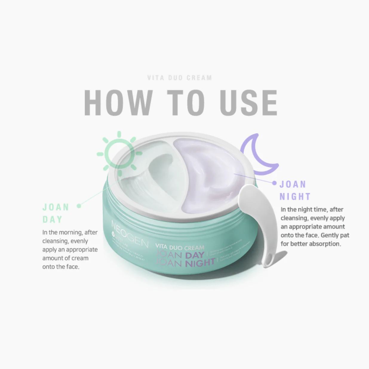 NEOGEN Vita Duo Cream (Joan Day & Night) - Image 2