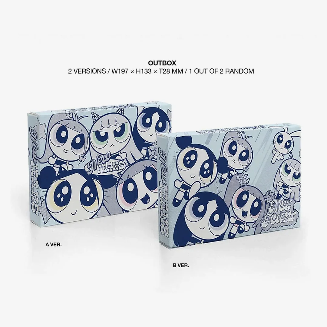 NewJeans - 2ND EP[Get Up] The POWERPUFF GIRLS X NJ Box Ver.