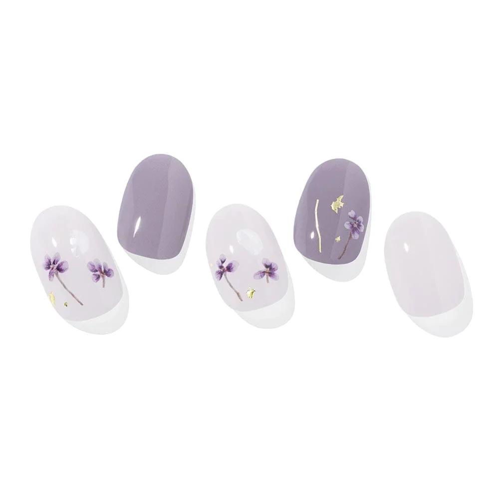 ohora Semi Cured Gel Nail Strips N Dancing Flower - Image 2