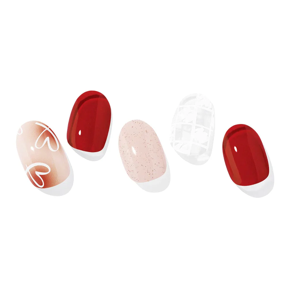 ohora Semi Cured Gel Nail Strips N Love-sign - Image 2