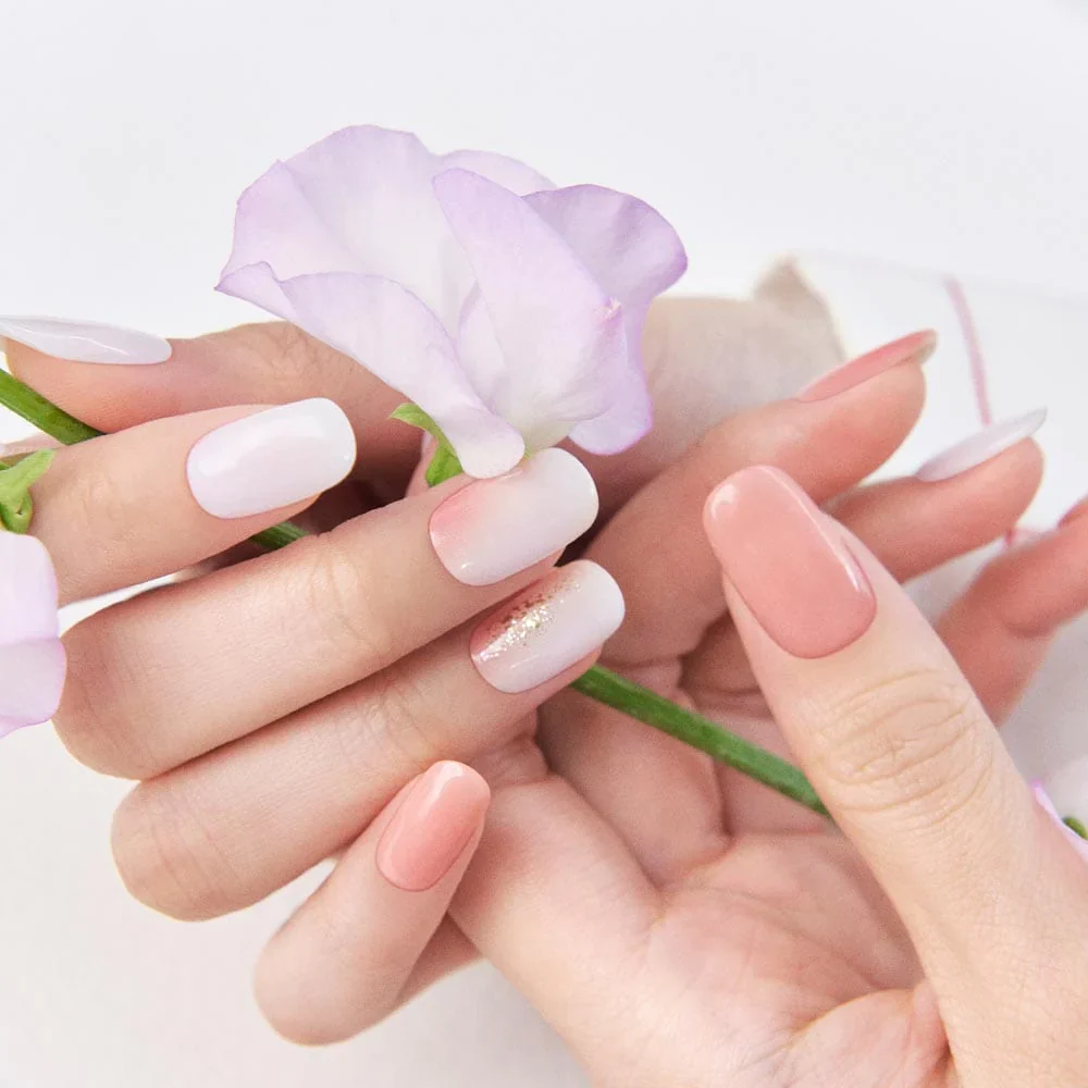 ohora Semi Cured Gel Nail Strips N Peach Melba