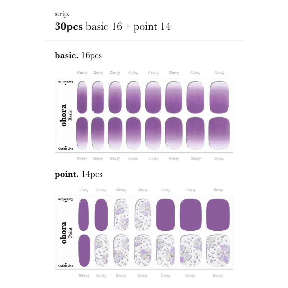 ohora Semi Cured Gel Nail Strips N Peri - Image 2