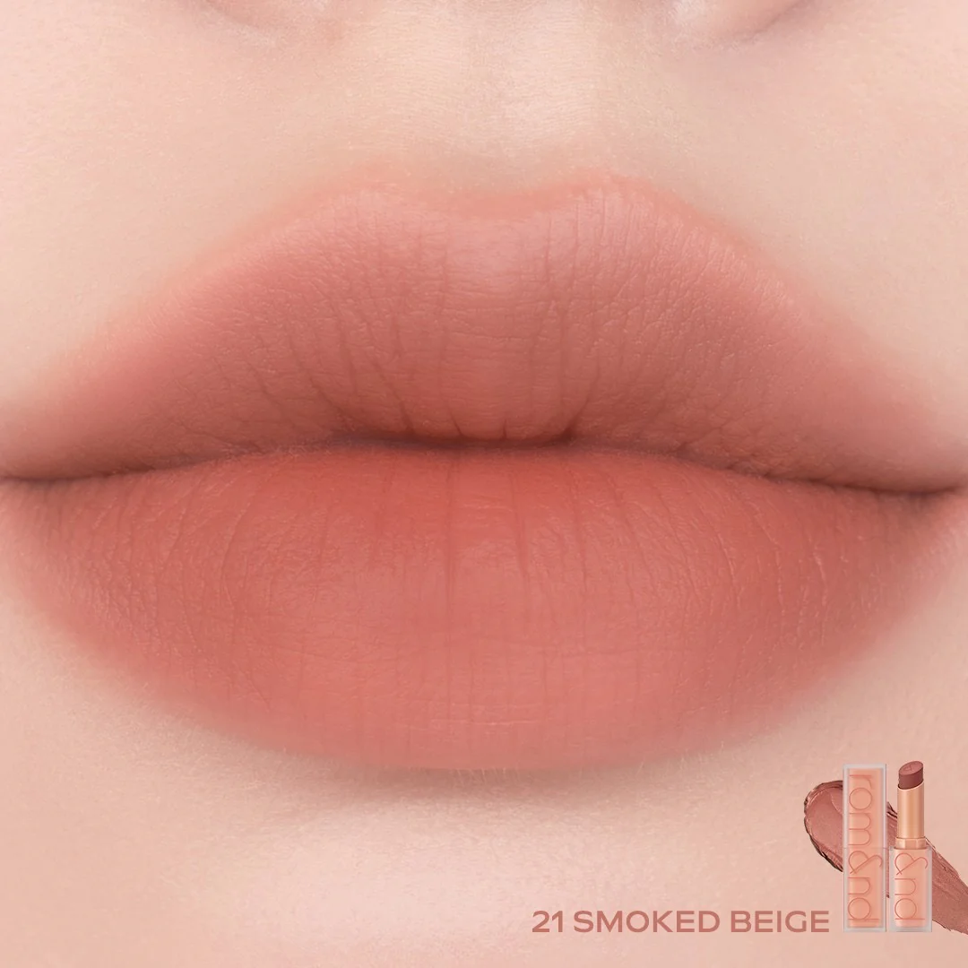 rom&nd Zero Matte Lipstick Muteral Nude - Image 7