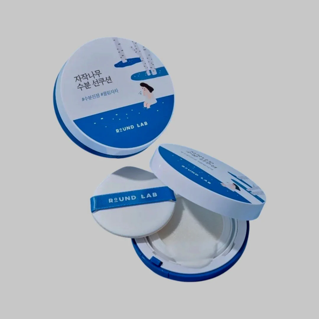 ROUND LAB Birch Juice Moisturizing Sun Cushion