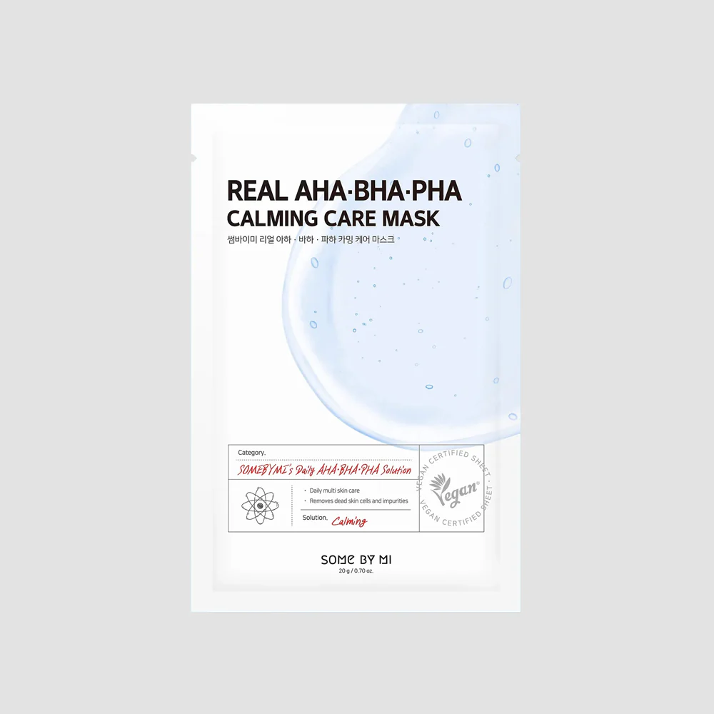 SOME BY MI Real AHA BHA PHA Calming Care Mask