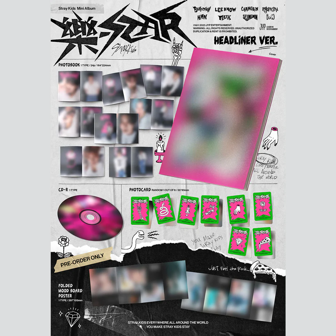 STRAY KIDS STAR (ROCK STAR) HEADLINER Ver. - Image 2