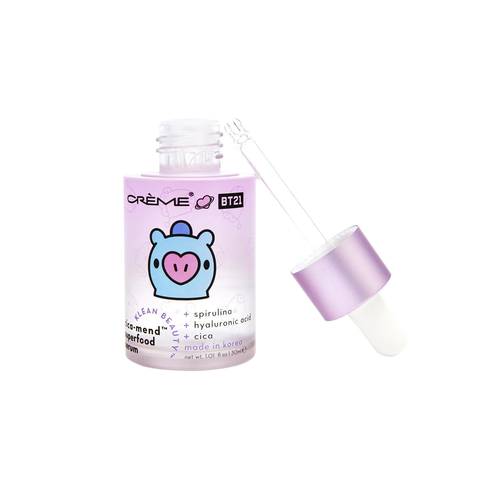The Crème Shop x BT21 MANG CICA-MEND™️ Superfood Serum - Klean Beauty™️ - Image 2