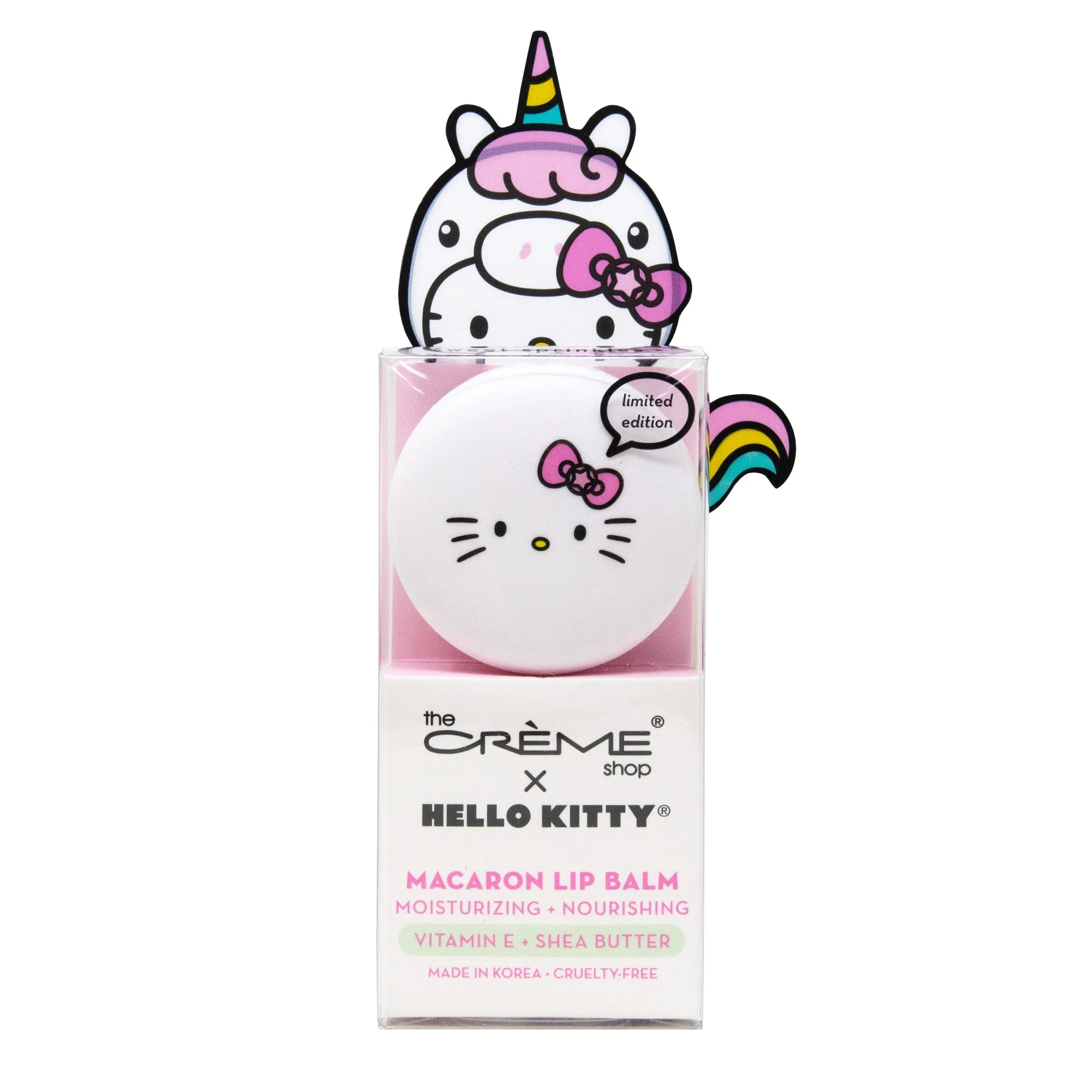 The Crème Shop x Hello Kitty Unicorn Macaron Lip Balm - Image 2
