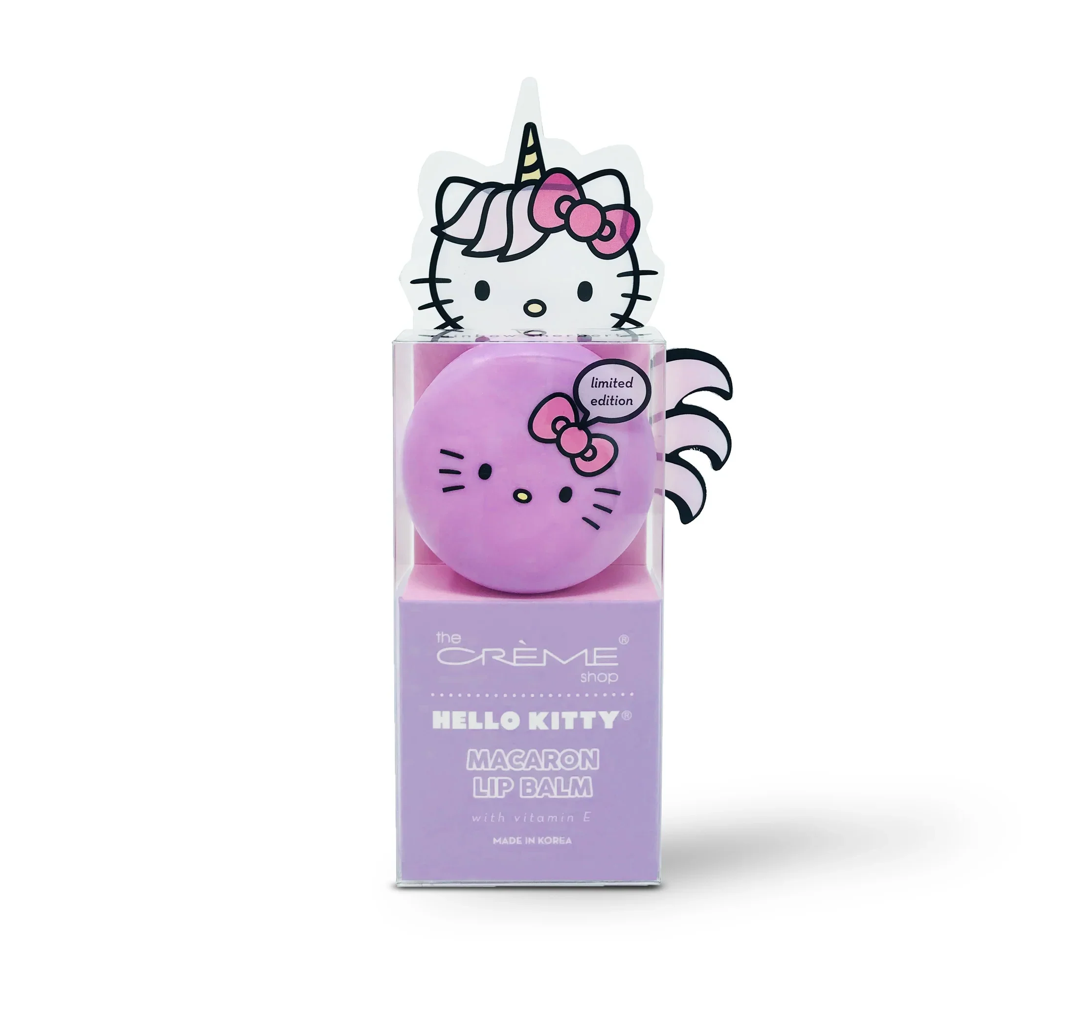 The Crème Shop x Hello Kitty Unicorn Macaron Lip Balm - Image 3