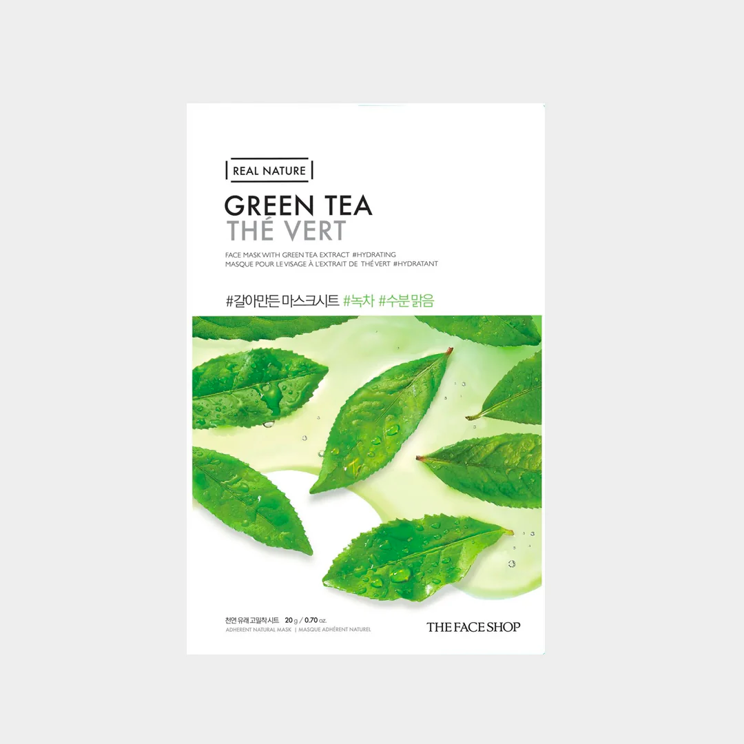 THE FACE SHOP Real Nature Green Tea Sheet Mask