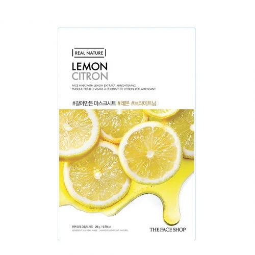THEFACESHOP Real Nature Face Mask Lemon