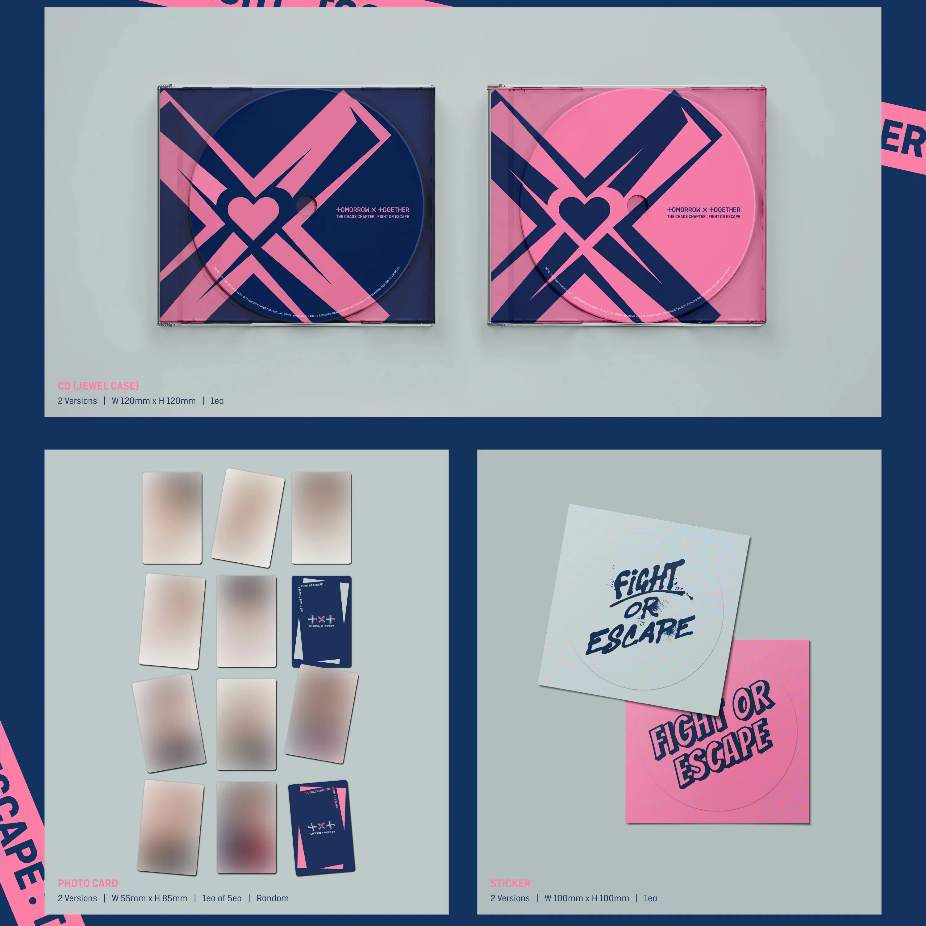 Tomorrow X Together (Txt) The Chaos Chapter: Fight Or Escape (Random Ver.) - Image 3