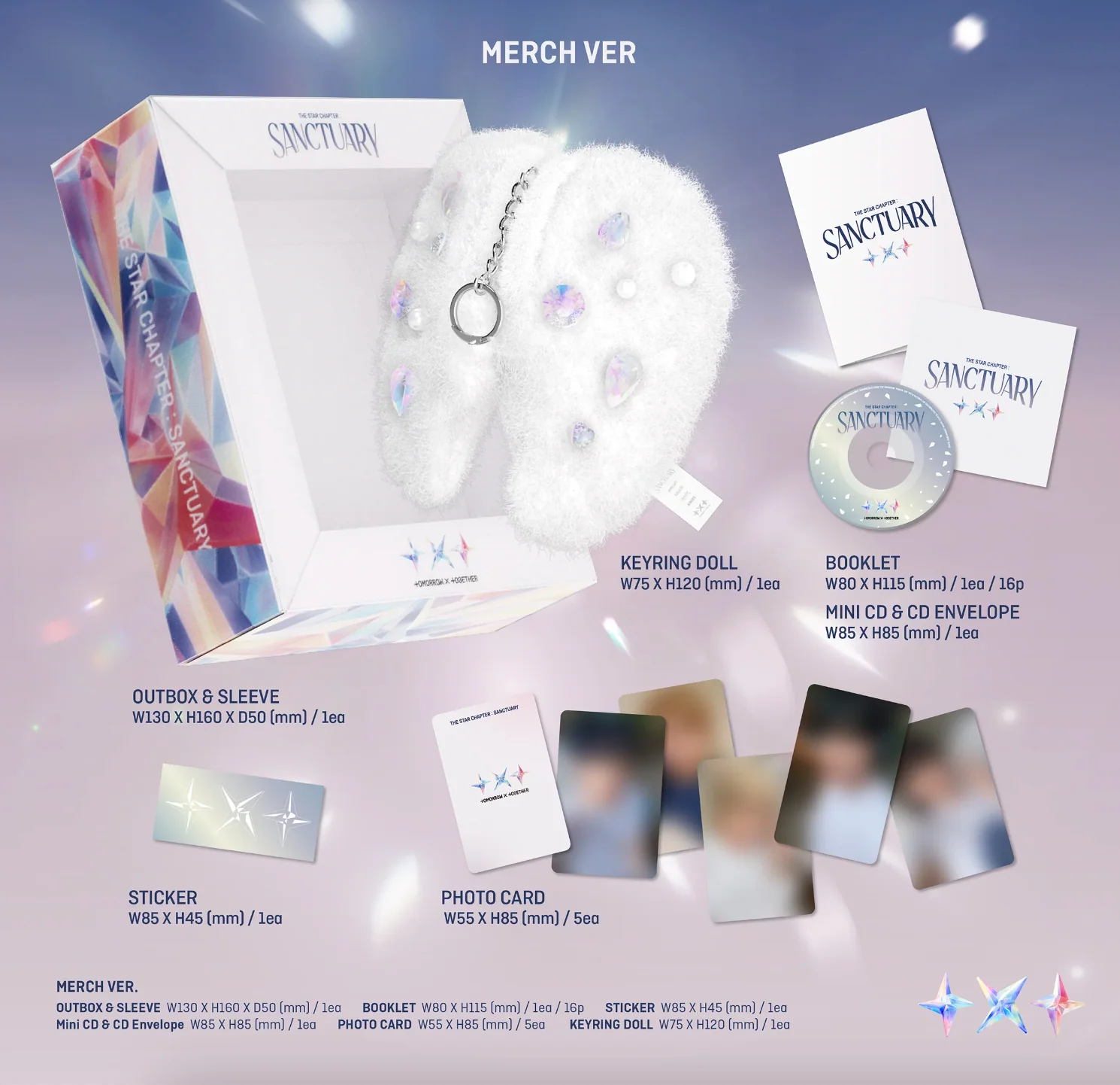 Tomorrow x Together TXT THE STAR CHAPTER : SANCTUARY Merch Ver.