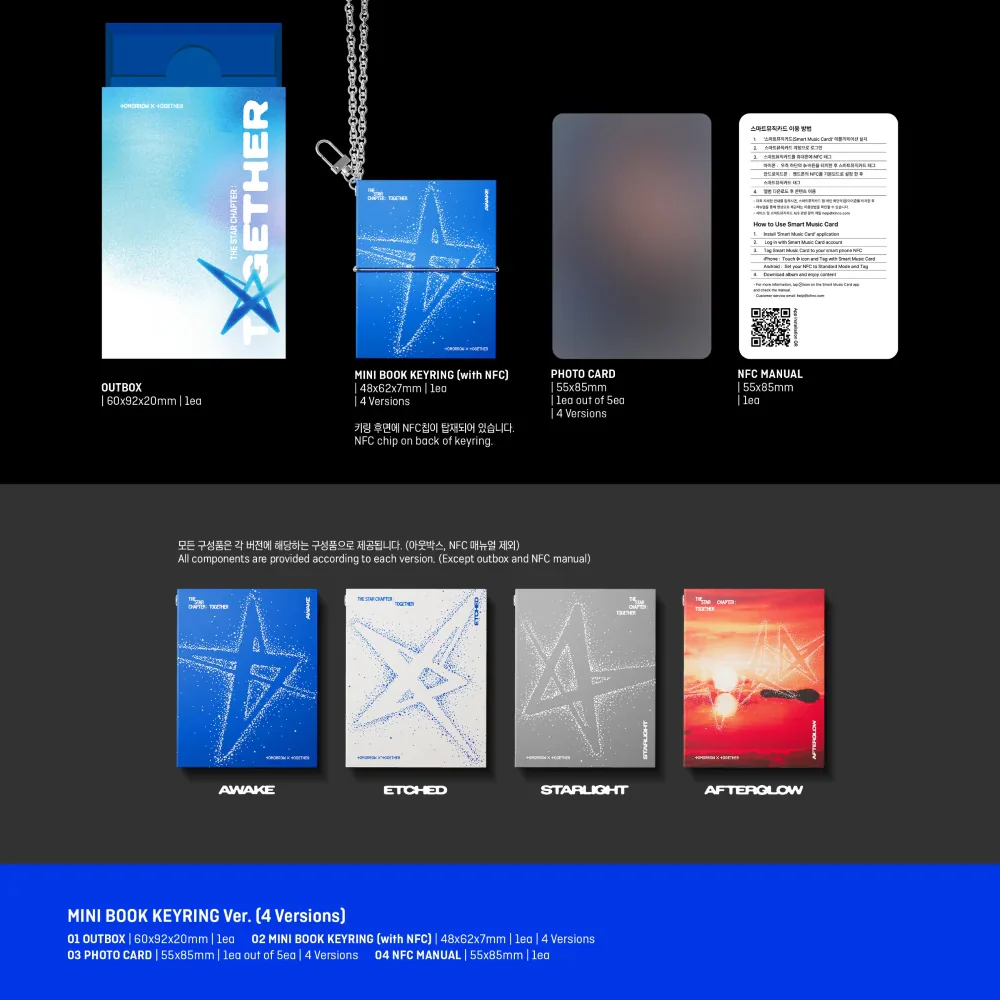 TOMORROW X TOGETHER TXT [THE STAR CHAPTER : TOGETHER] Mini Book Keyring Ver. - Image 2