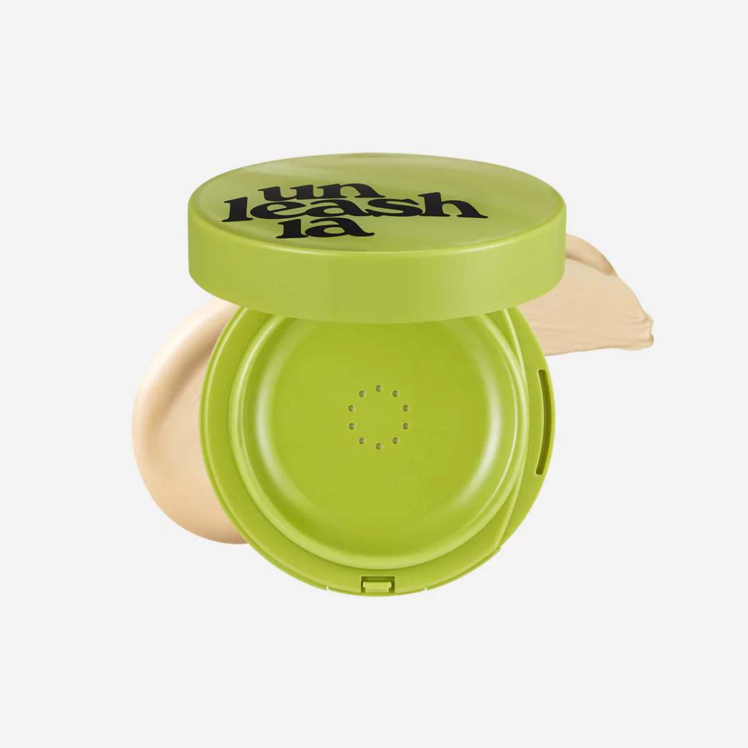 UNLEASHIA Satin Wear Healthy-Green Cushion